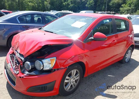 2013 Chevrolet Sonic Lt Auto из США, поврежденный, VIN 1G1JC6SG8D4206926